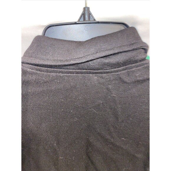 Onque Casuals Women’s Christmas Cardigan Sz Small Black Colorblock Santa Buttons - Picture 9 of 12